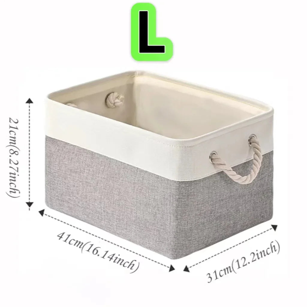 Foldable Linen Laundry Basket