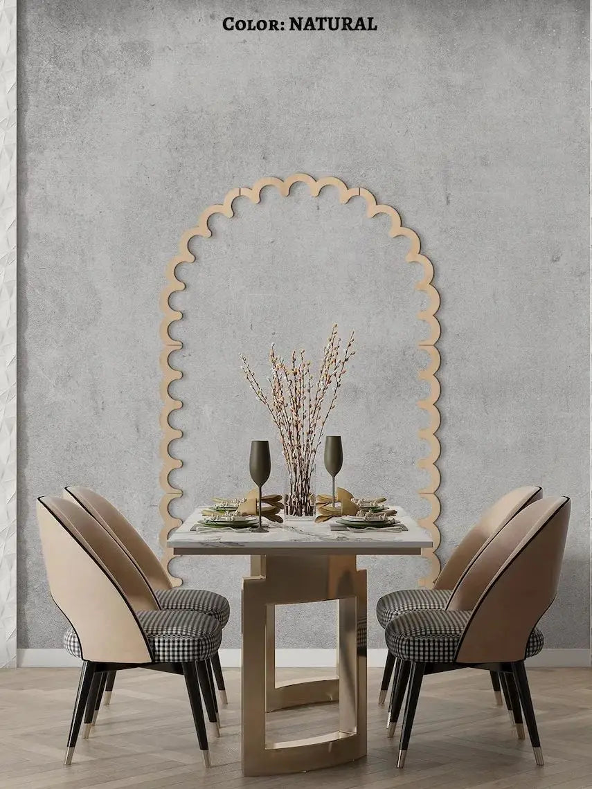 Modern Wooden Arch Wall Panel DIY Décor