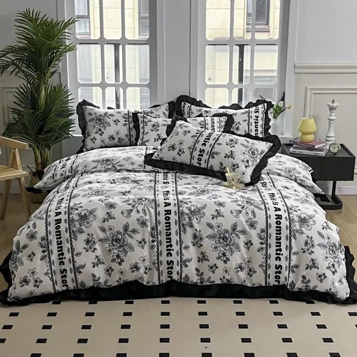 Elegant 4 Piece Bedding Set