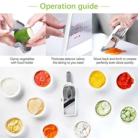 Stainless Steel Vegetable Chopper & Grater