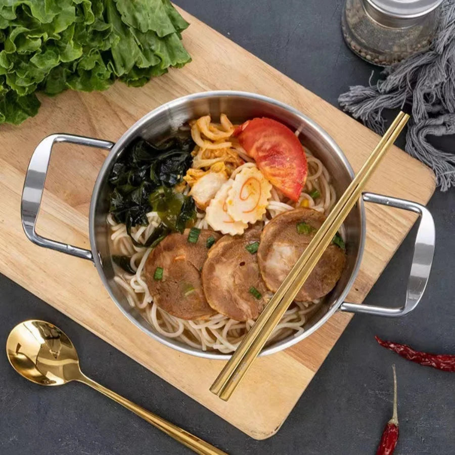 Double Handle Noodle Soup Cooking Pot