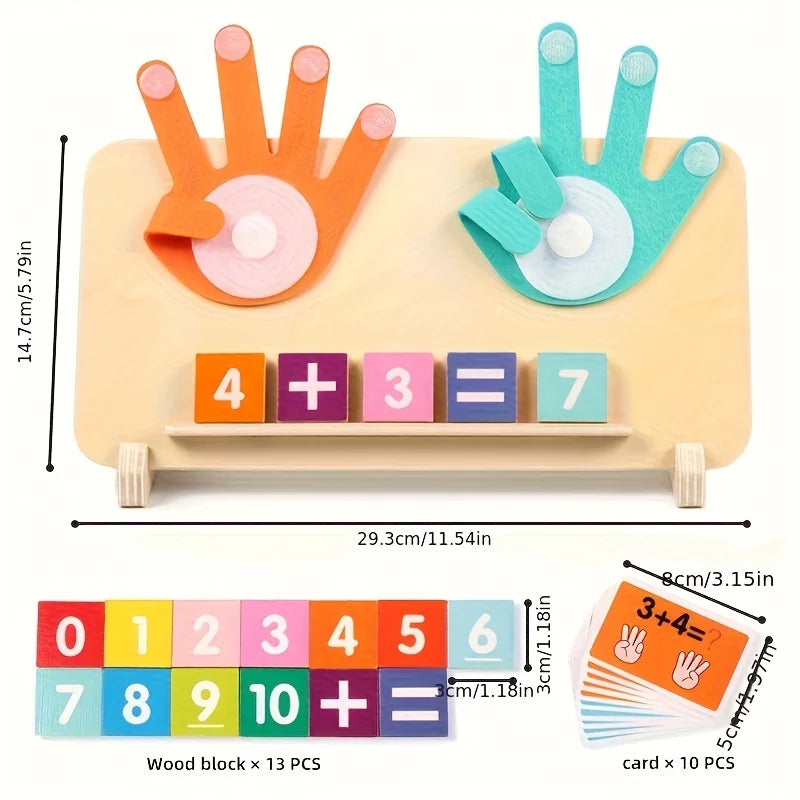 Montessori Wooden Math Learning Board