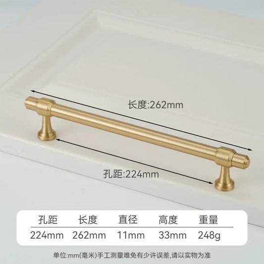 French Solid Brass Cabinet Handles