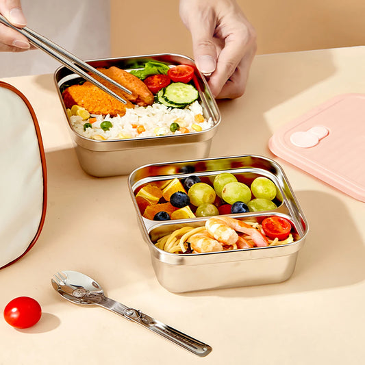 Stackable Leak-Proof Food Container for Meals, Fruits & Salads