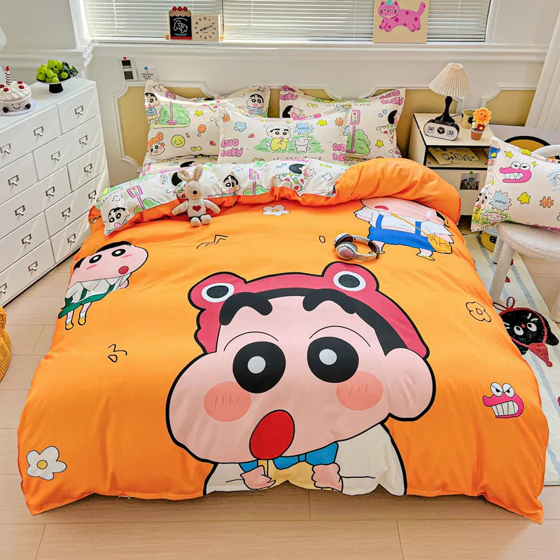 Cartoon Anime Duvet Cover Set