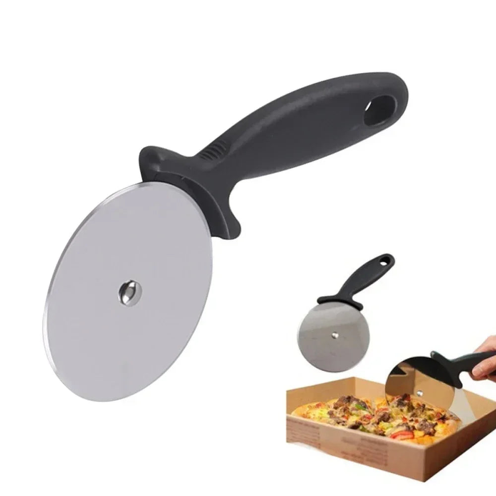 Stainless Steel Pizza Cutter Wheel with Ergonomic Handle