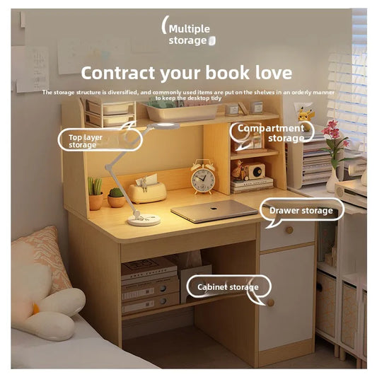 Modern Study Desk for Home Office & Bedroom