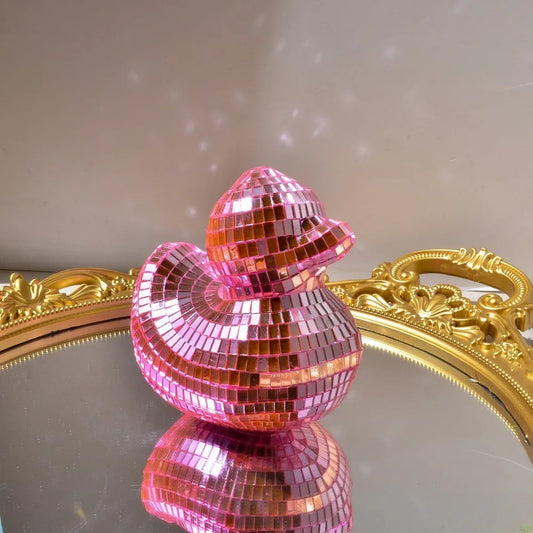 Disco Mirror Duck Decorative Ornament