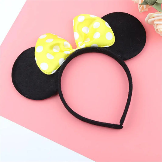Minnie Mouse Ears Sequin Headband