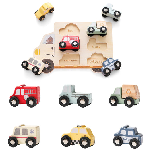 Wooden 3D Car Puzzle