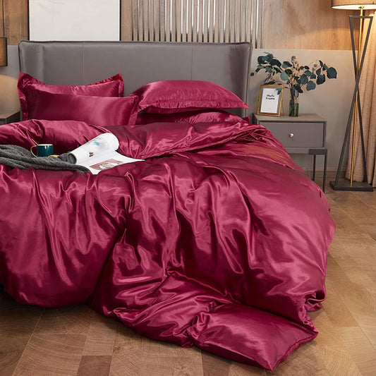 Luxury Jacquard Microfiber Duvet Cover Set