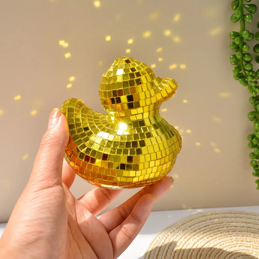 Disco Mirror Duck Decorative Ornament