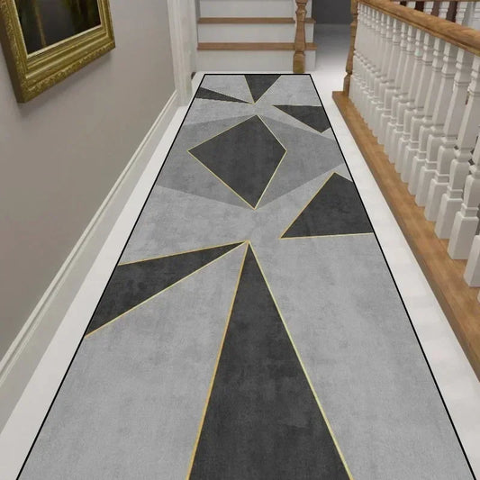 Modern Non-Slip Hallway Runner Rug