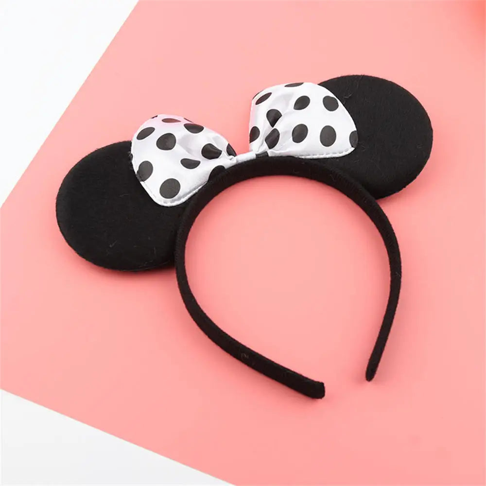 Minnie Mouse Ears Sequin Headband