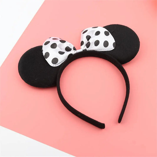 Minnie Mouse Ears Sequin Headband