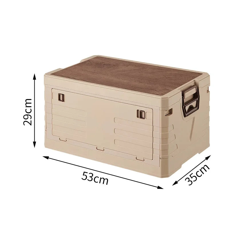 Foldable Outdoor Camping Storage Box with Lid