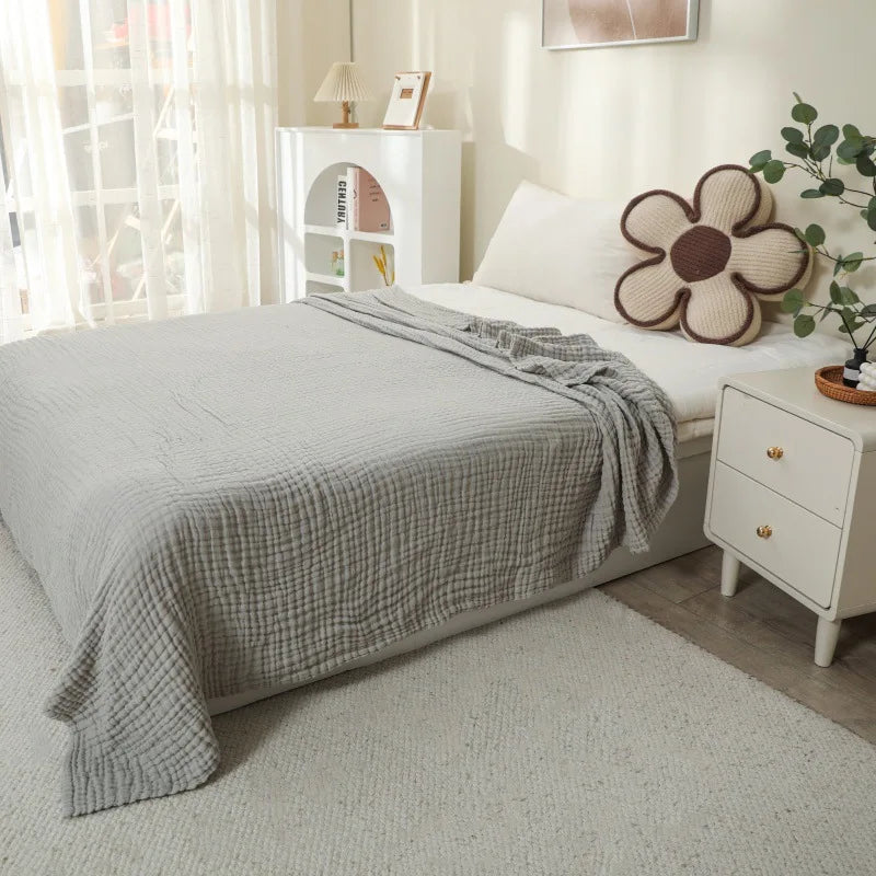 Lightweight All-Season Throw Blanket
