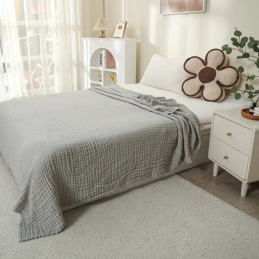 Lightweight All-Season Throw Blanket