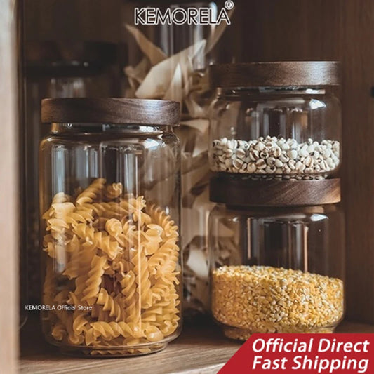 Glass Airtight Storage Bottle Jar