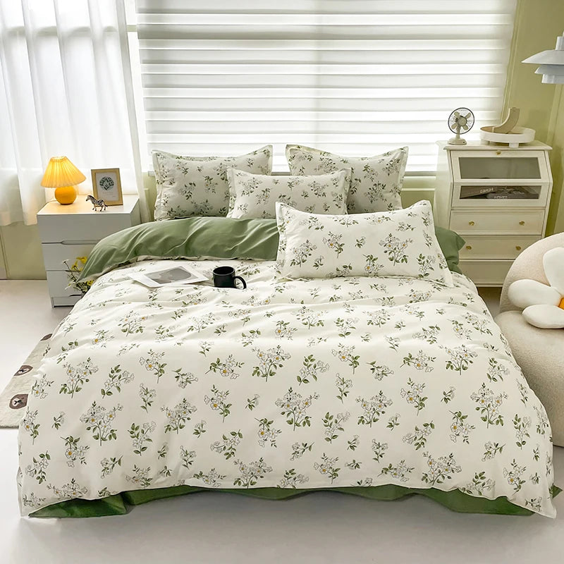 4-Piece Brushed Microfiber Bedding Set