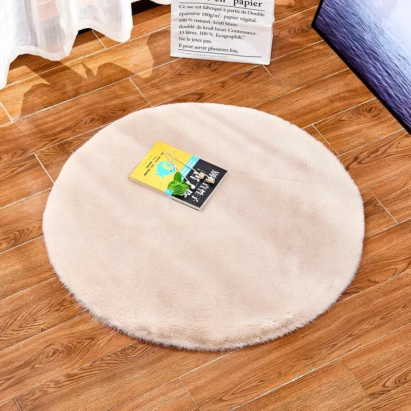 Colorful Round Shaggy Rug
