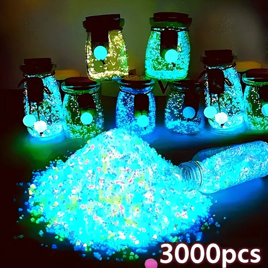 3000PCS Glow in the Dark Decorative Sand