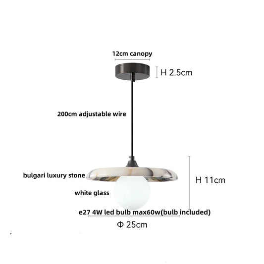 Marble Pendant Light