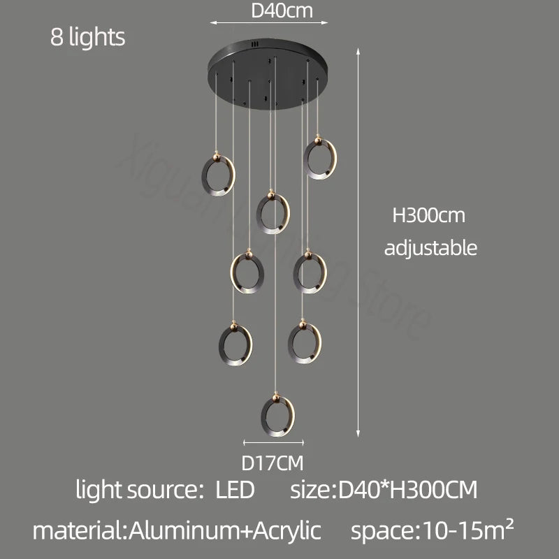 Contemporary Hanging Light for Dining & Kitchen