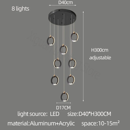 Contemporary Hanging Light for Dining & Kitchen