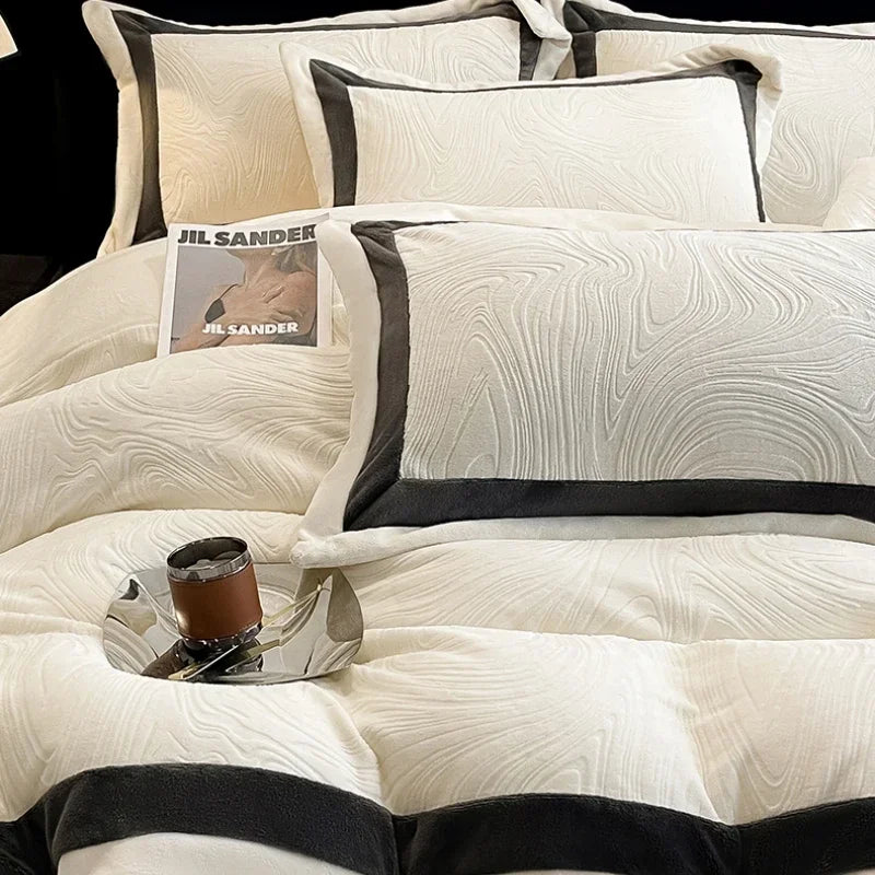 Luxury Milk Velvet Duvet Cover Set