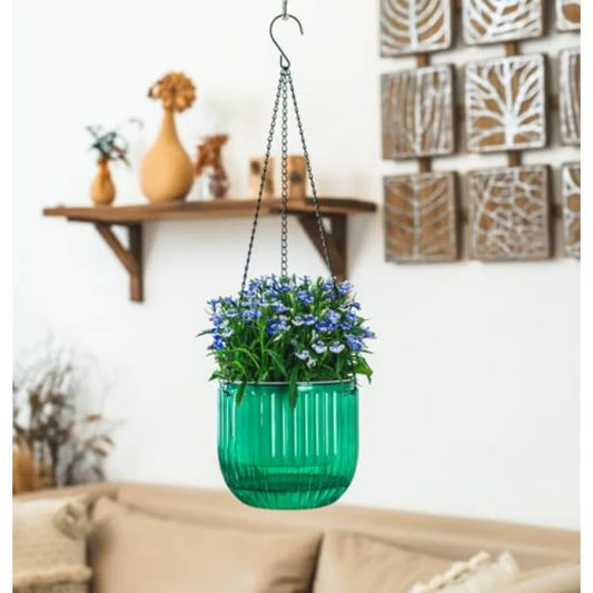 2-Pack Self-Watering Hanging Planters with Hooks