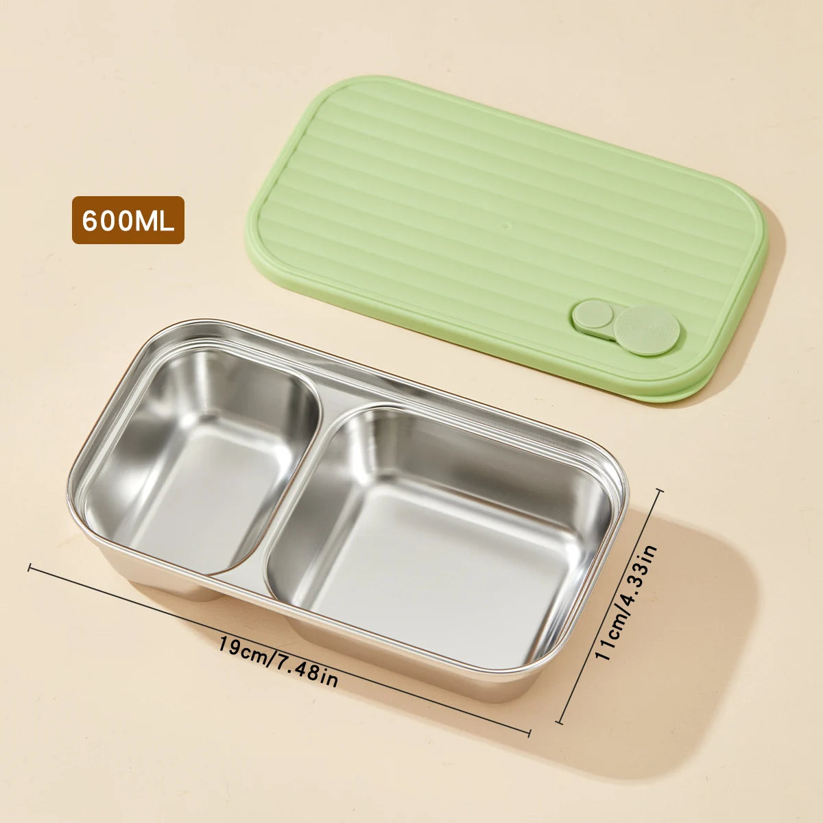 Stackable Leak-Proof Food Container for Meals, Fruits & Salads