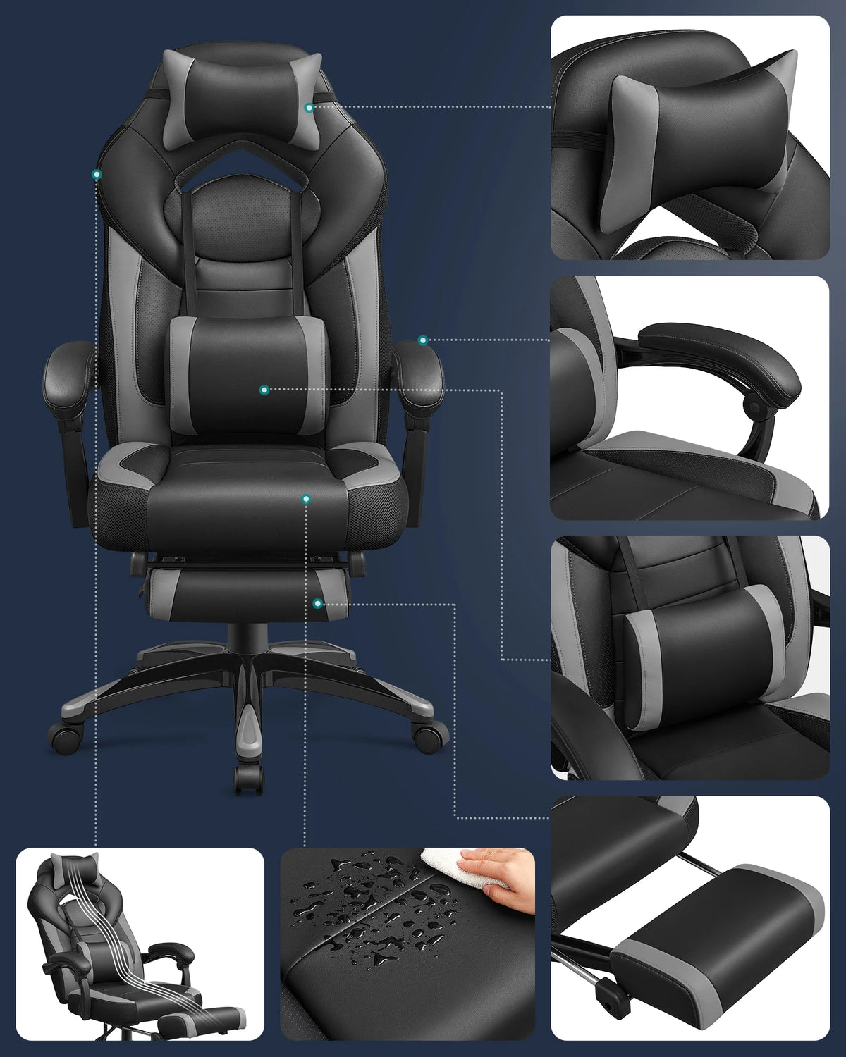 Height Adjustable Office Chair