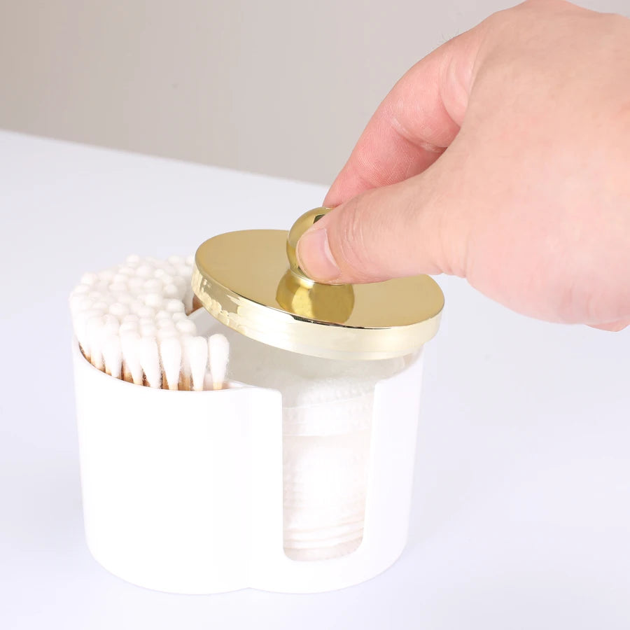 Clear Bathroom Vanity Organizer – Qtip Holder