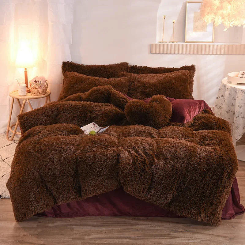 Luxury Plush Duvet Cover Set