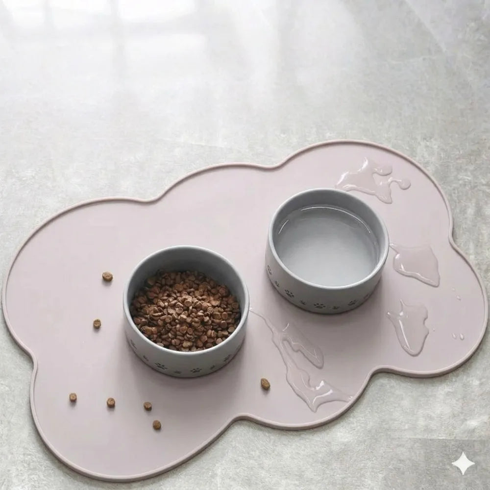 Waterproof Silicone Pet Feeding Mat for Cats & Dogs
