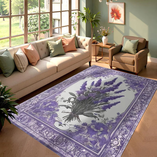 Vintage Floral Area Rug