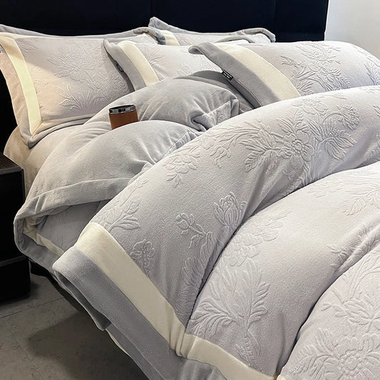 Luxury Milk Velvet Duvet Cover Set