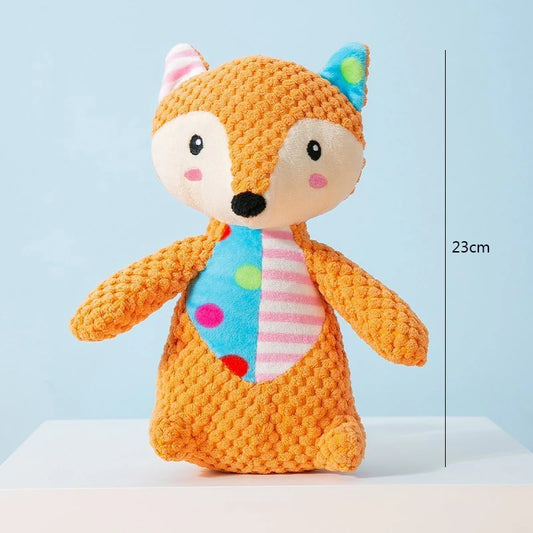Plush Squeaky Dog Toy – Interactive Chew Toy