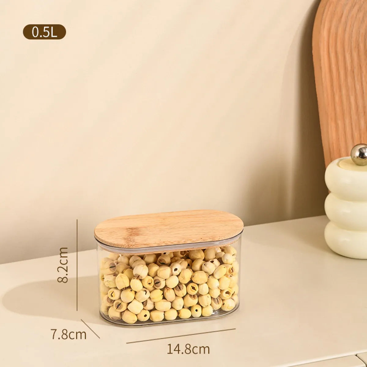 Clear Pantry Organizer Jars