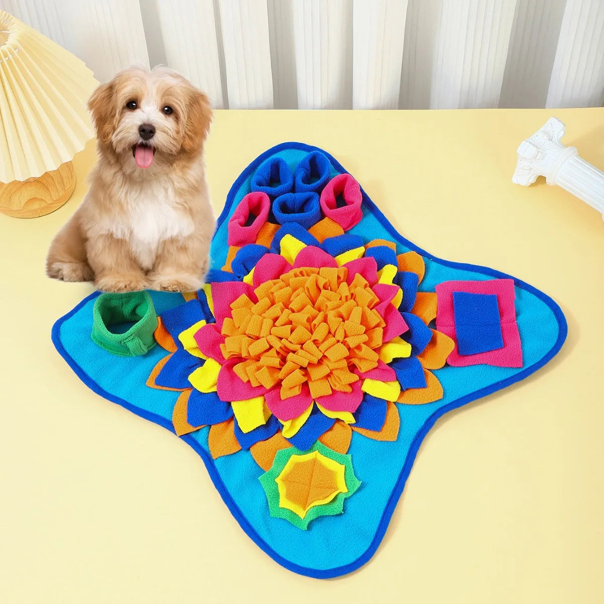 Snuffle Mat – Interactive Dog Feeding Puzzle