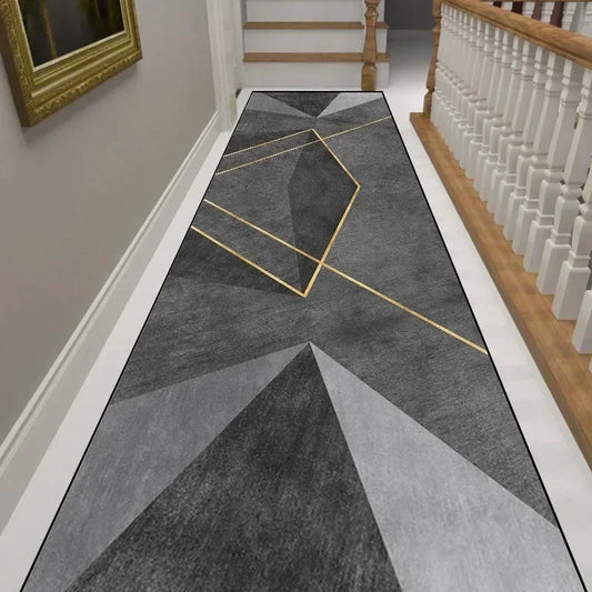 Modern Non-Slip Hallway Runner Rug