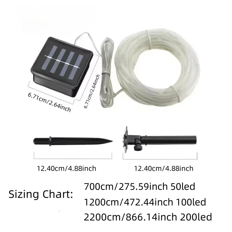 Solar LED Rope Tube Light