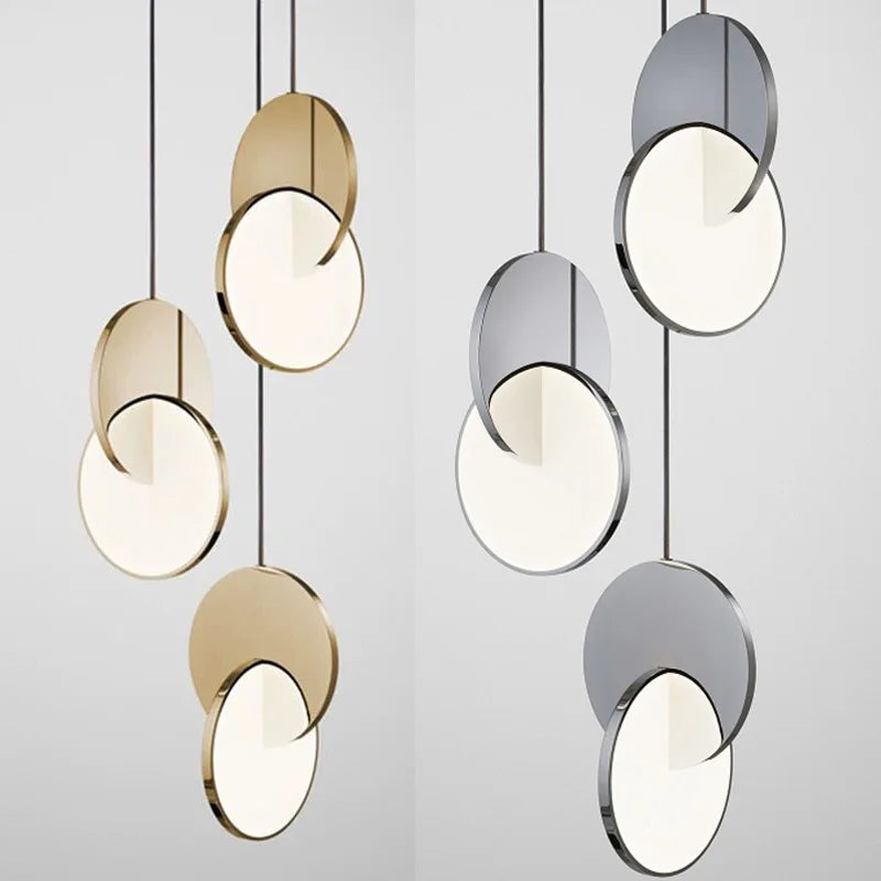 Gold & Silver Hanging Lamp
