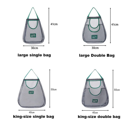 Reusable Hanging Mesh Storage Bag