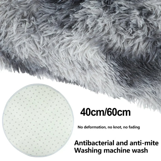 Soft Round Shaggy Rug For Kids