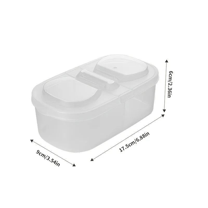 Dual Compartment Food Storage Container