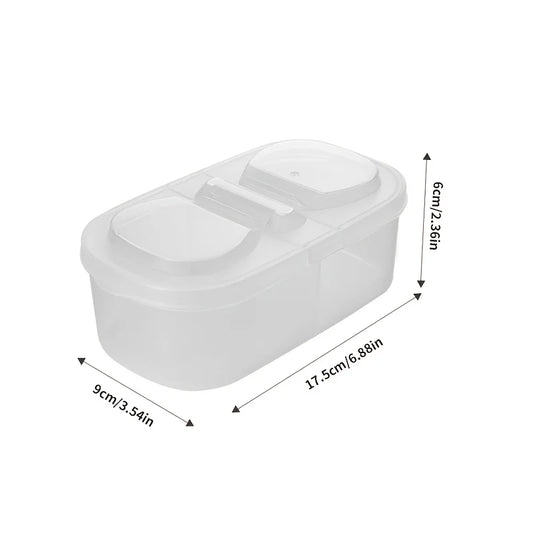 Dual Compartment Food Storage Container