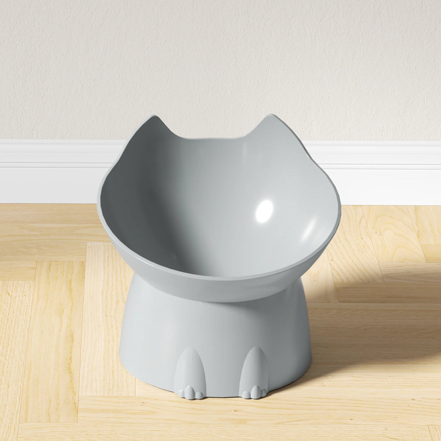 Elevated Tilted Cat Bowl