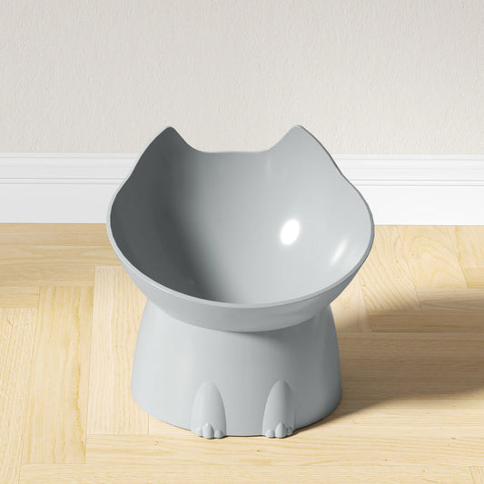 Elevated Tilted Cat Bowl